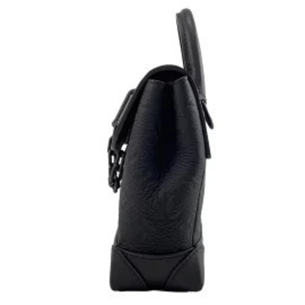 LOUIS VUITTON Steamer Handbag Noir Black Leather Cowhide - Picture 4 of 7
